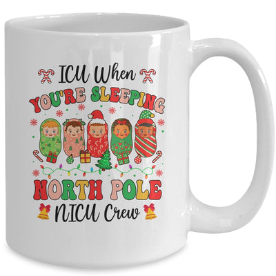 Cute NICU Crew Christmas Pediatric Nurse Healthcare Workers Mug | siriusteestore