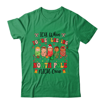 Cute NICU Crew Christmas Pediatric Nurse Healthcare Workers Shirt & Sweatshirt | siriusteestore