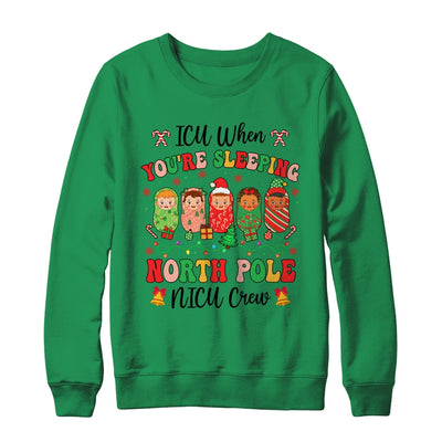 Cute NICU Crew Christmas Pediatric Nurse Healthcare Workers Shirt & Sweatshirt | siriusteestore