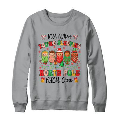 Cute NICU Crew Christmas Pediatric Nurse Healthcare Workers Shirt & Sweatshirt | siriusteestore