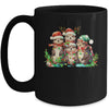 Cute Otter Christmas Funny Xmas Lights Animals Lover Mug | siriusteestore