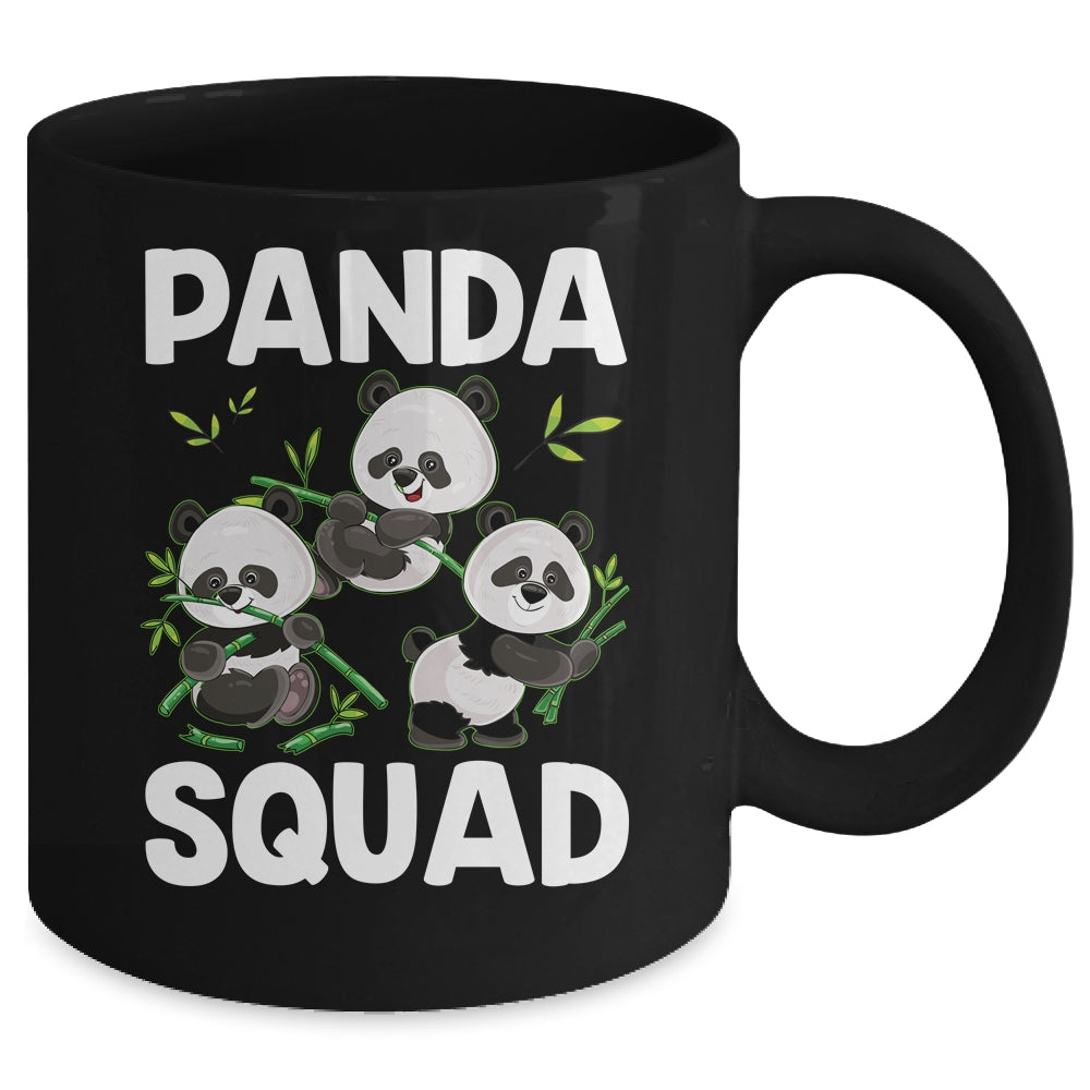 Cute Panda Family Graphic Panda Squad For Boy Girl Mug | siriusteestore