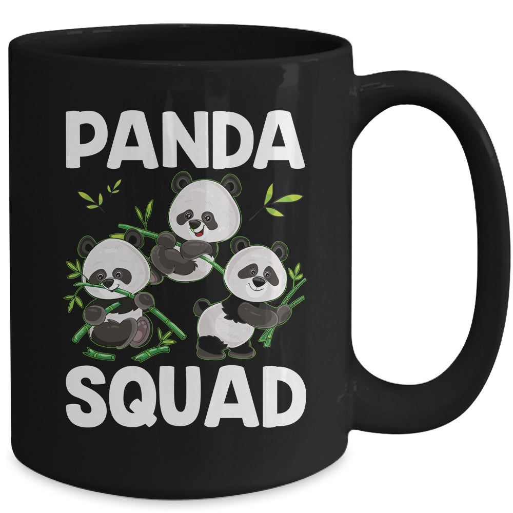 Cute Panda Family Graphic Panda Squad For Boy Girl Mug | siriusteestore