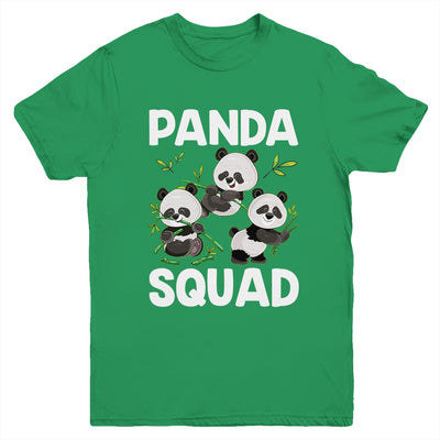 Cute Panda Family Graphic Panda Squad For Boy Girl Youth Shirt | siriusteestore