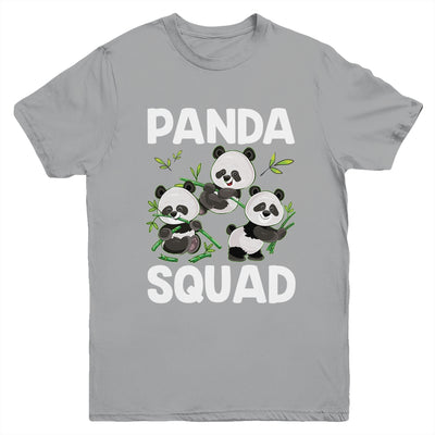 Cute Panda Family Graphic Panda Squad For Boy Girl Youth Shirt | siriusteestore