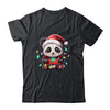 Cute Panda Santa Christmas Light Christmas Panda Women Kids Shirt & Sweatshirt | siriusteestore
