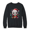 Cute Panda Santa Christmas Light Christmas Panda Women Kids Shirt & Sweatshirt | siriusteestore