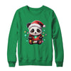Cute Panda Santa Christmas Light Christmas Panda Women Kids Shirt & Sweatshirt | siriusteestore