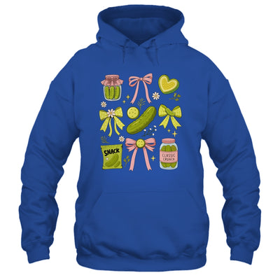 Cute Pickle Bow Funny Snack Pickle Lover Pink Coquette Shirt & Tank Top | siriusteestore