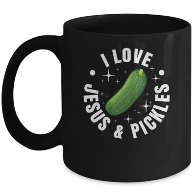 Cute Pickle Design For Men Women Kids Jesus Pickle Lovers Mug | siriusteestore