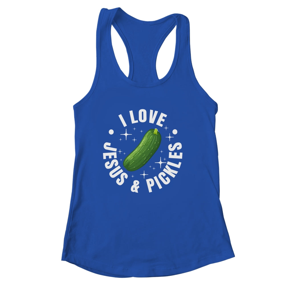 Cute Pickle Design For Men Women Kids Jesus Pickle Lovers Shirt & Tank Top | siriusteestore