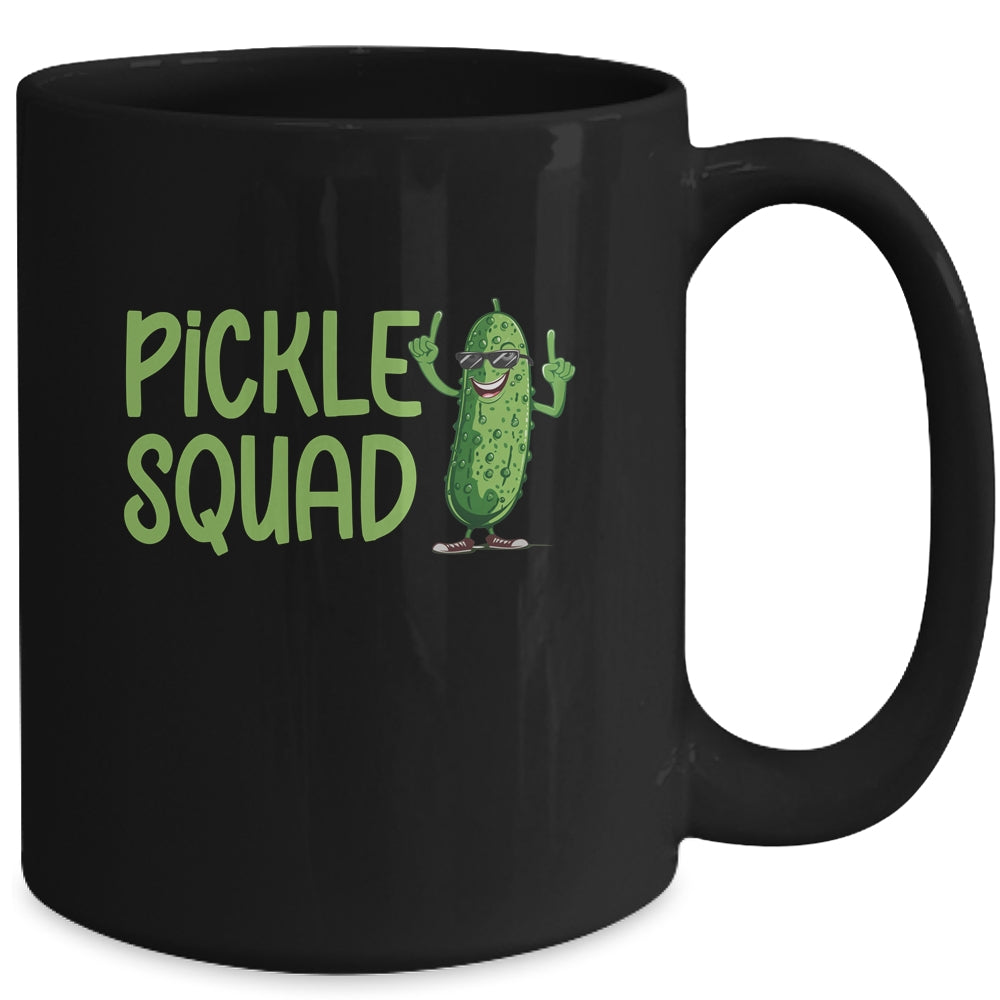Cute Pickle Squad Men Women Vegan Pickles Pickle Cucumber Mug | siriusteestore