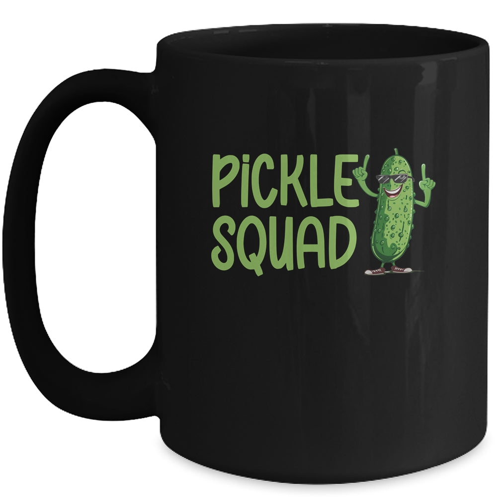Cute Pickle Squad Men Women Vegan Pickles Pickle Cucumber Mug | siriusteestore