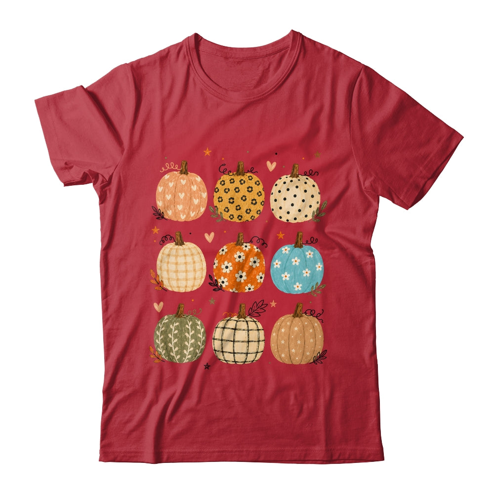 Cute Pumpkin Preppy Boho Fall Autumn Thanksgiving Coquette Shirt & Sweatshirt | siriusteestore