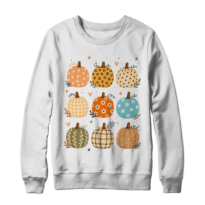 Cute Pumpkin Preppy Boho Fall Autumn Thanksgiving Coquette Shirt & Sweatshirt | siriusteestore