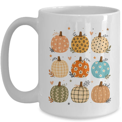 Cute Pumpkin Preppy Boho Fall Autumn Thanksgiving Coquette Mug | siriusteestore