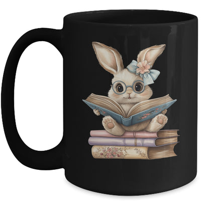 Cute Reading Bunny Easter Books Reader Teacher Girls Women Mug | siriusteestore