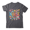 Cute Retro Groovy Nurse Flower Nursing Women Shirt & Tank Top | siriusteestore