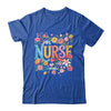 Cute Retro Groovy Nurse Flower Nursing Women Shirt & Tank Top | siriusteestore