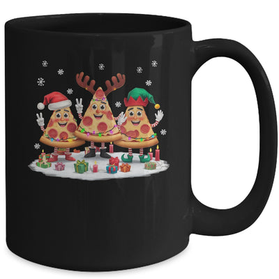 Cute Santa Reindeer Elf Pizza Christmas Womens Mens Kids Mug | siriusteestore