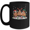 Cute Santa Reindeer Elf Pizza Christmas Womens Mens Kids Mug | siriusteestore