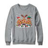 Cute Santa Reindeer Elf Pizza Christmas Womens Mens Kids Shirt & Sweatshirt | siriusteestore