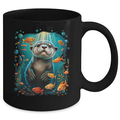 Cute Sea Otter Animal Nature Lovers Otter Graphic Men Women Mug | siriusteestore