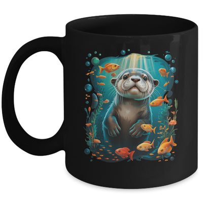 Cute Sea Otter Animal Nature Lovers Otter Graphic Men Women Mug | siriusteestore