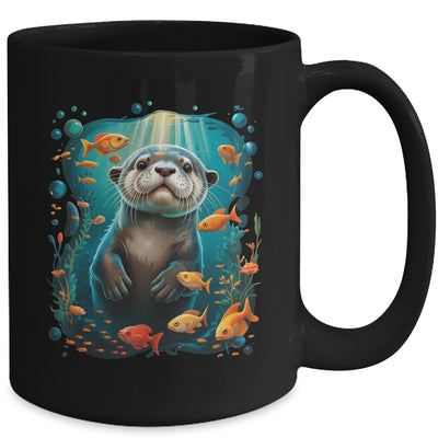 Cute Sea Otter Animal Nature Lovers Otter Graphic Men Women Mug | siriusteestore