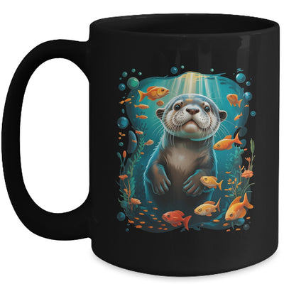 Cute Sea Otter Animal Nature Lovers Otter Graphic Men Women Mug | siriusteestore