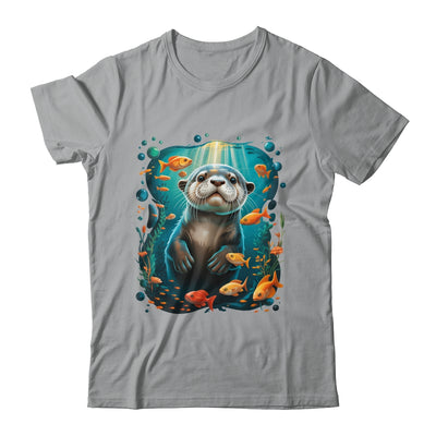 Cute Sea Otter Animal Nature Lovers Otter Graphic Men Women Shirt & Tank Top | siriusteestore