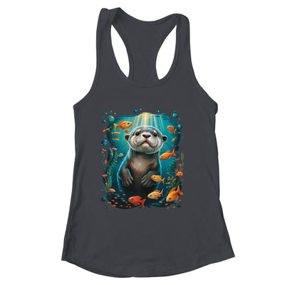 Cute Sea Otter Animal Nature Lovers Otter Graphic Men Women Shirt & Tank Top | siriusteestore