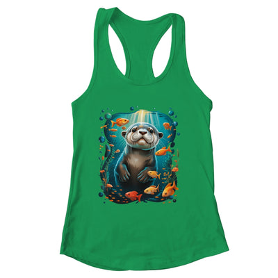 Cute Sea Otter Animal Nature Lovers Otter Graphic Men Women Shirt & Tank Top | siriusteestore
