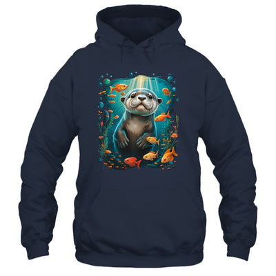 Cute Sea Otter Animal Nature Lovers Otter Graphic Men Women Shirt & Tank Top | siriusteestore