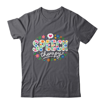Cute Speech Therapy Speech Language Pathologist Slp Floral Shirt & Hoodie | siriusteestore