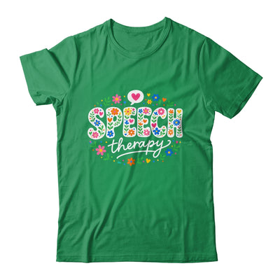 Cute Speech Therapy Speech Language Pathologist Slp Floral Shirt & Hoodie | siriusteestore