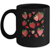 Cute Strawberry Fruitarian Berry Strawberries Fruit Lover Mug | siriusteestore