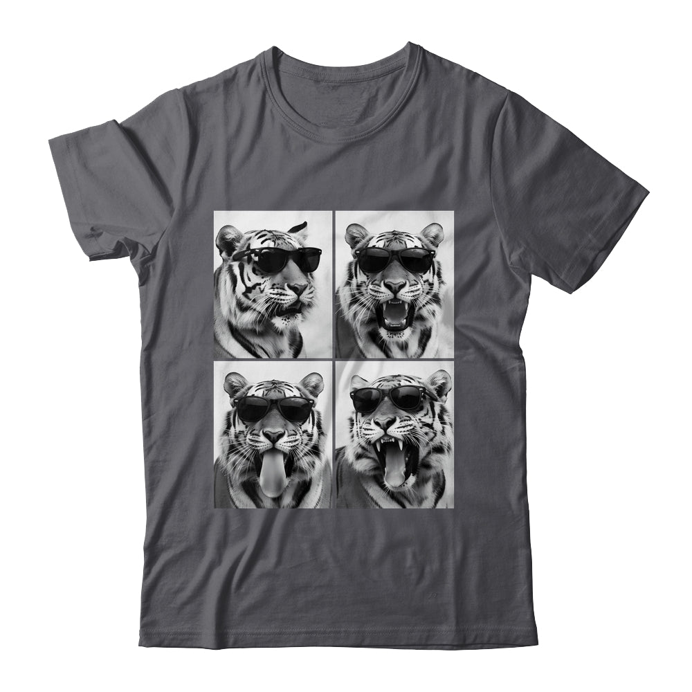 Cute Tigers With Sunglasses Cool Funny Animals Photo Booth Shirt & Hoodie | siriusteestore