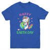 Cute Unicorn Happy Earth Day Groovy Women Girls Kids Youth Shirt | siriusteestore