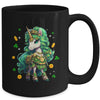 Cute Unicorn Leprecorn St Patrick Day Lucky Irish Girls Kids Mug | siriusteestore