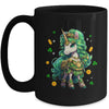 Cute Unicorn Leprecorn St Patrick Day Lucky Irish Girls Kids Mug | siriusteestore