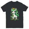 Cute Unicorn Shamrock St Patricks Day Girls Kids Lepricorn Youth Shirt | siriusteestore