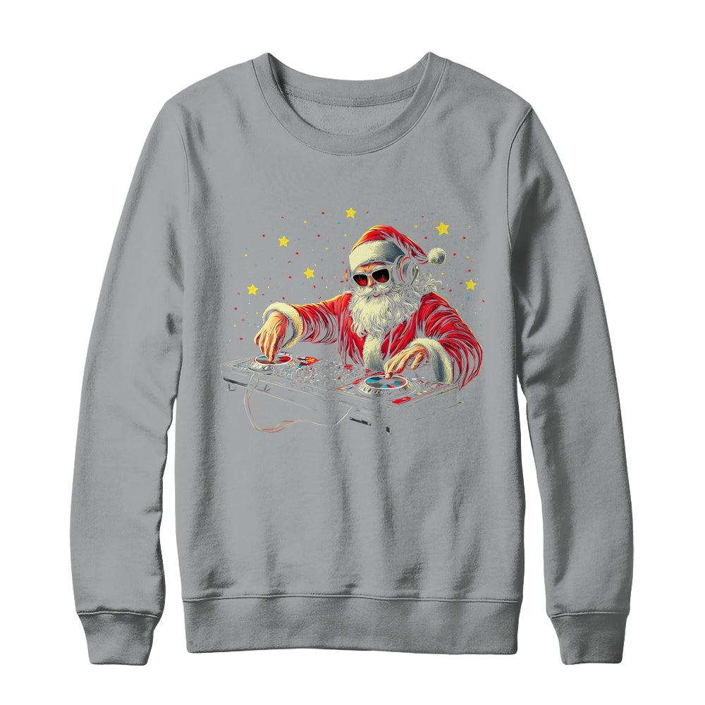 DJ Santa Claus Christmas Beats Funny House Music Musical Shirt & Sweatshirt | siriusteestore