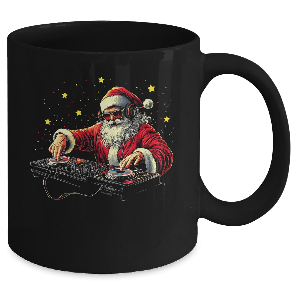 DJ Santa Claus Christmas Beats Funny House Music Musical Mug | siriusteestore