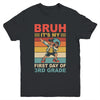 Dabbing Boy Bruh It's My First Day Of 3rd Grade Third Grade Youth Shirt | siriusteestore