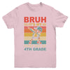 Dabbing Boy Bruh It's My First Day Of 4th Grade Fourth Grade Youth Shirt | siriusteestore