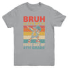 Dabbing Boy Bruh It's My First Day Of 4th Grade Fourth Grade Youth Shirt | siriusteestore