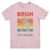 Dabbing Boy Bruh It's My First Day Of 6th Grade Sixth Grade Youth Shirt | siriusteestore