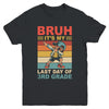 Dabbing Boy Bruh It's My Last Day Of 3rd Grade Third Grade Youth Shirt | siriusteestore