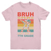 Dabbing Boy Bruh It's My Last Day Of 7th Grade Seventh Grade Youth Shirt | siriusteestore